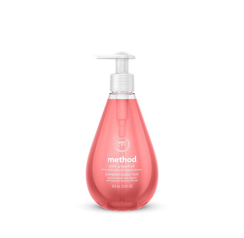 gel hand wash - pink grapefruit. 12 fl oz