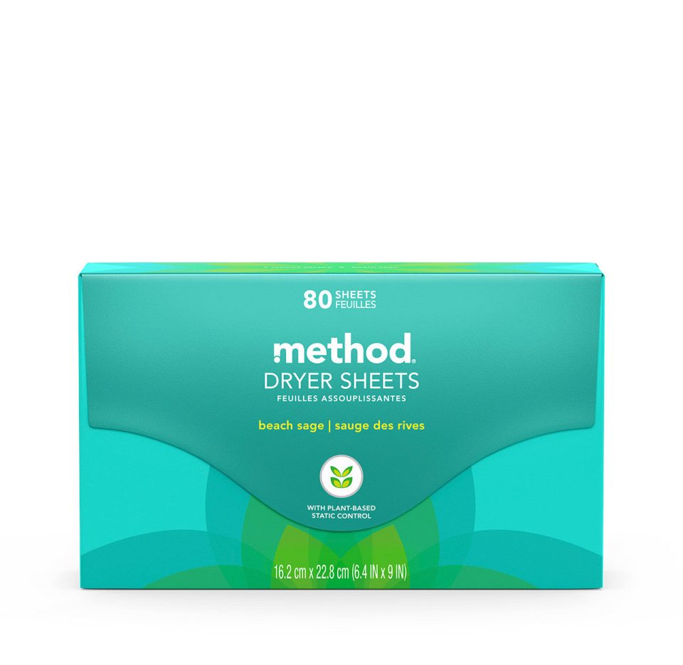 dryer sheets - beach sage. 80 ct