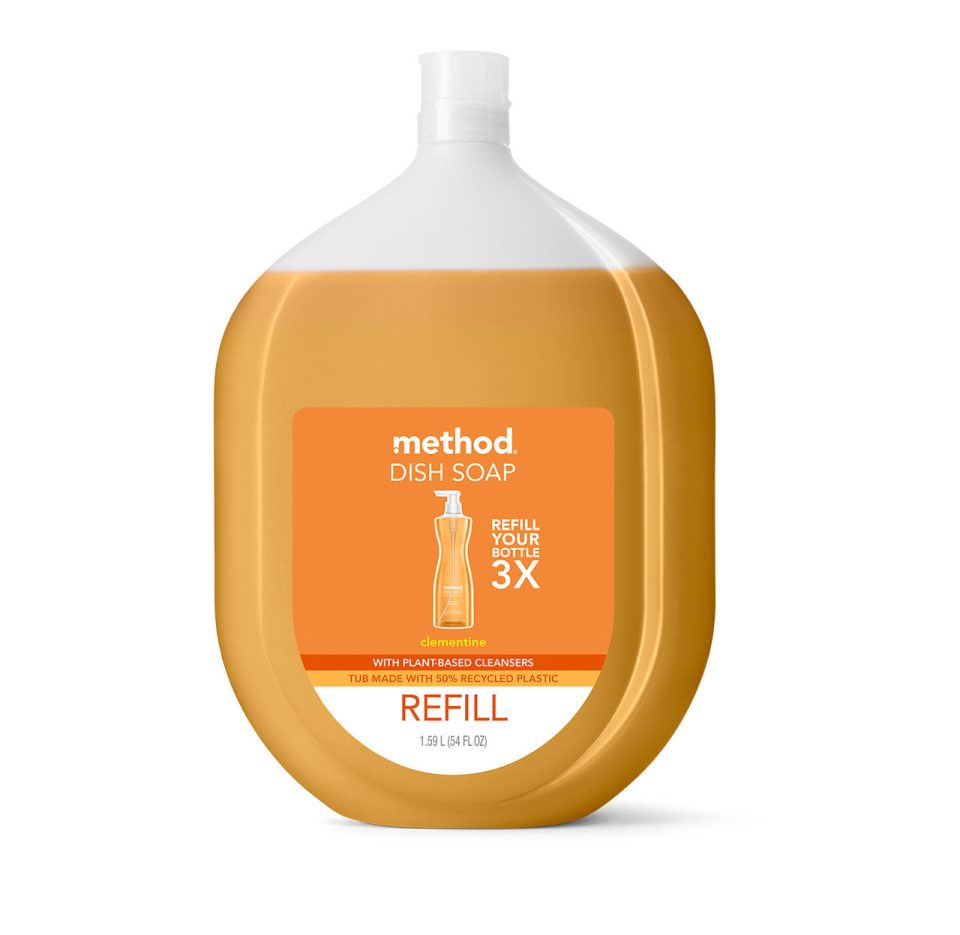 dish soap refill - clementine. 54 fl oz