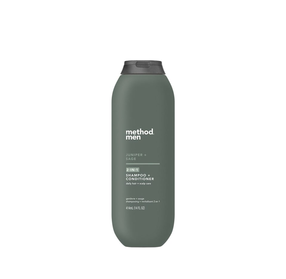 2-in-1 shampoo + conditioner - juniper + sage. 14 fl oz