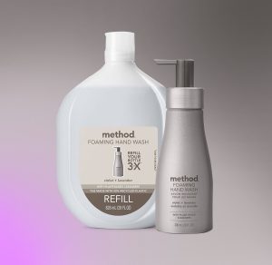 foaming hand wash – violet + lavender. 10 fl oz