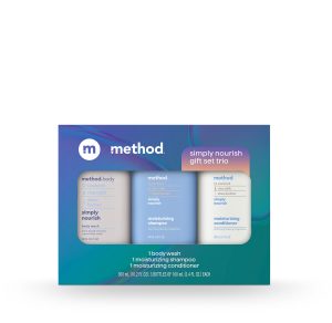 travel-sized gift set trio – simply nourish. 10.2 oz